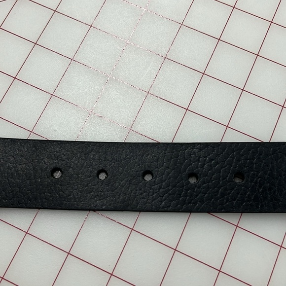 CALVIN KLEIN Moto Rhinestone Brass & Silver Stud/Buckle Black Leather Belt SZ XL - Picture 10 of 11